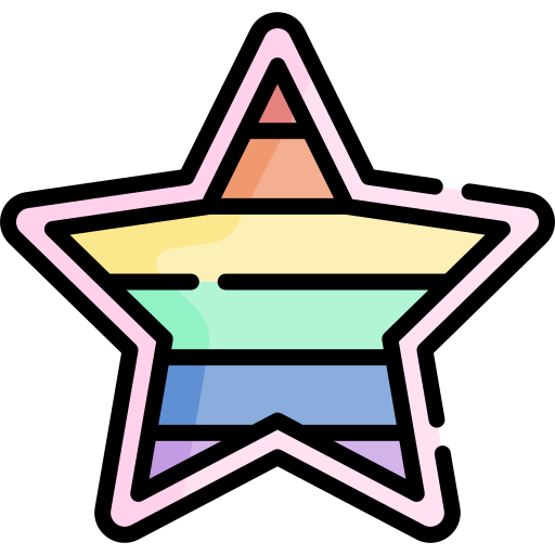 Star Special Lineal Color Icon