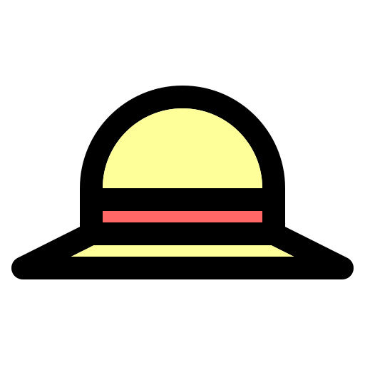 Sun hat Generic Outline Color icon