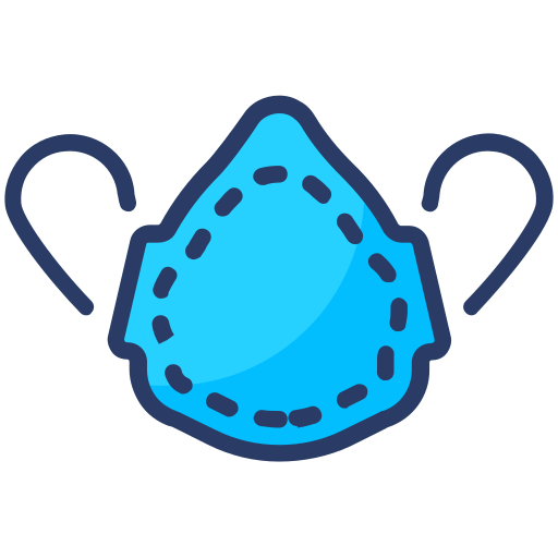 의료용 마스크 무료 아이콘 의료용 마스크 무료 아이콘