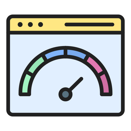 velocidad de página icono gratis