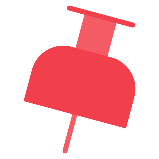 Push pin Generic Flat icon