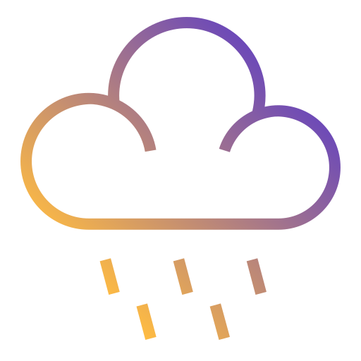 lluvioso icono gratis