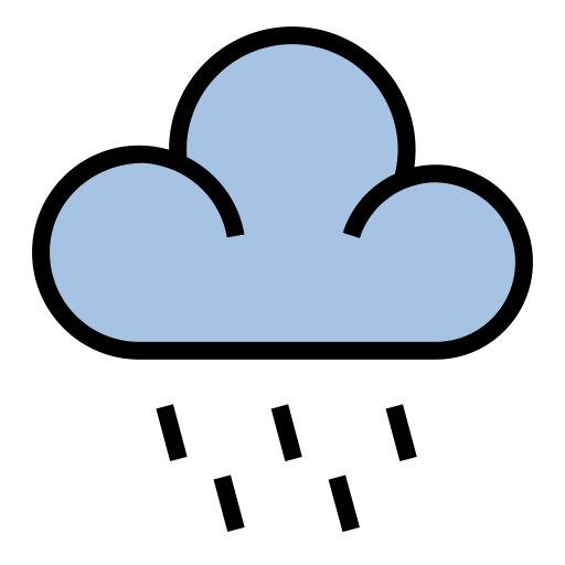 Rainy Generic Outline Color icon