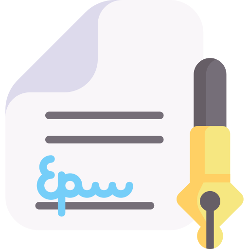 Signature free icon Signature free icon
