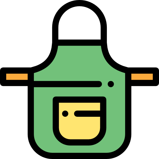 Apron Detailed Rounded Lineal color icon