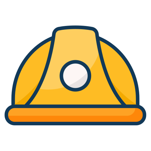 Helmet Generic Outline Color icon