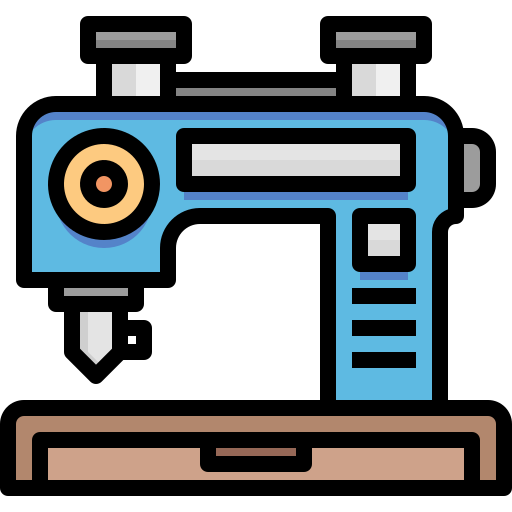 Sewing Machine Justicon Lineal Color Icon