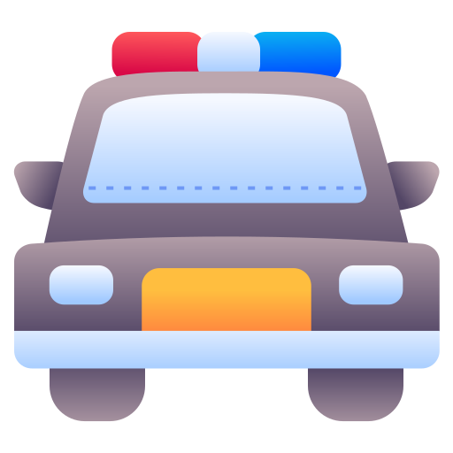 coche de policía icono gratis