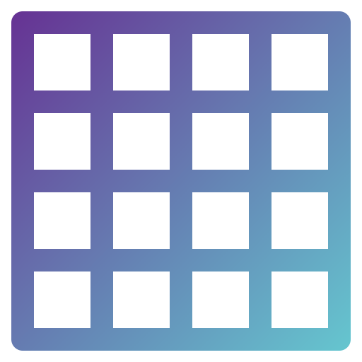 Grid Generic Gradient icon