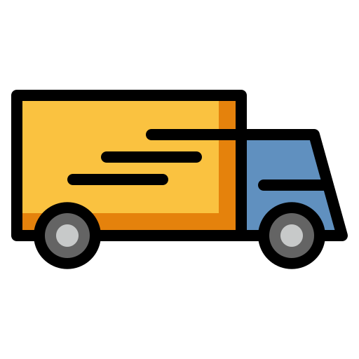 Delivery car Generic Outline Color icon