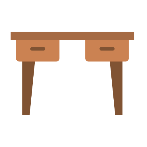 Desk Generic Flat icon