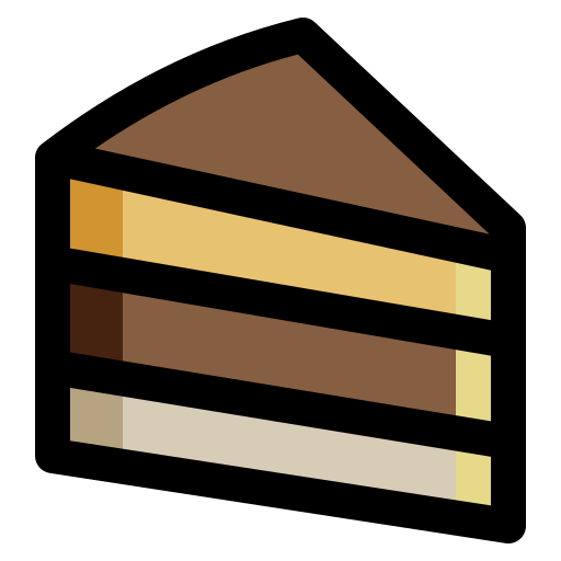 Cake Generic Outline Color icon