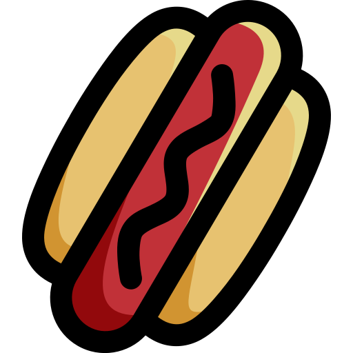 hot dog icono gratis