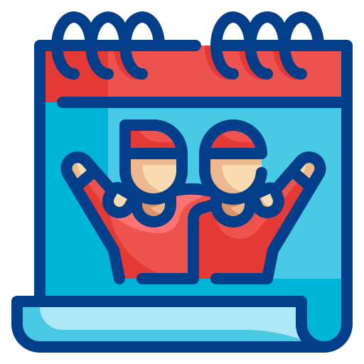 dia de la amistad icono gratis