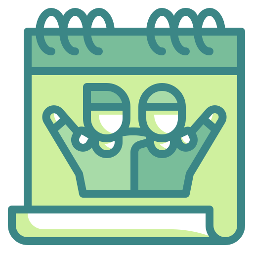 dia de la amistad icono gratis