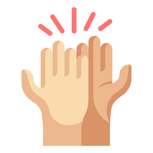 High five - Free gestures icons
