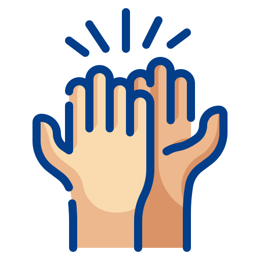 High five - Free gestures icons