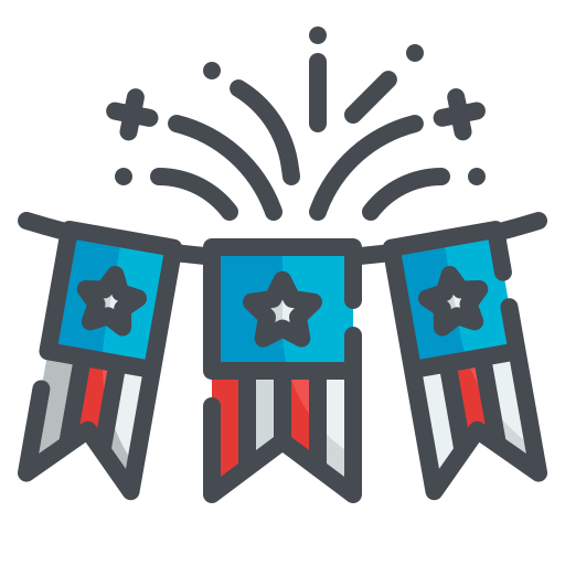 guirnaldas icono gratis