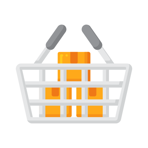 Basket flat icon Royalty Free Vector Image - VectorStock