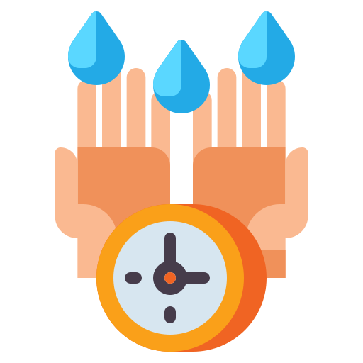 Handwash free icon