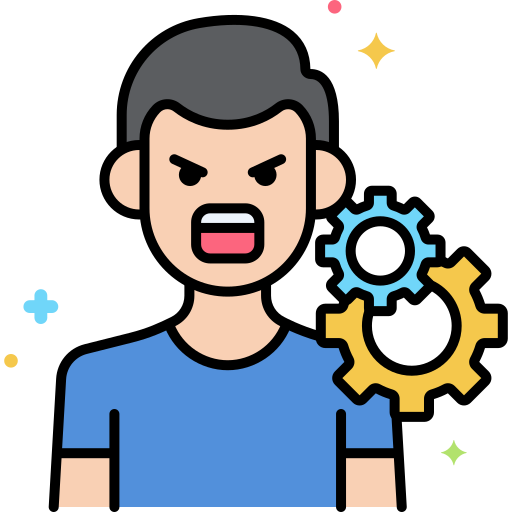 Anger free icon Anger free icon