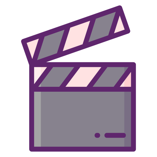 Clapperboard - Free cinema icons