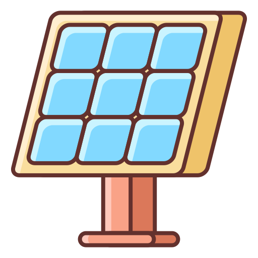 panel solar icono gratis