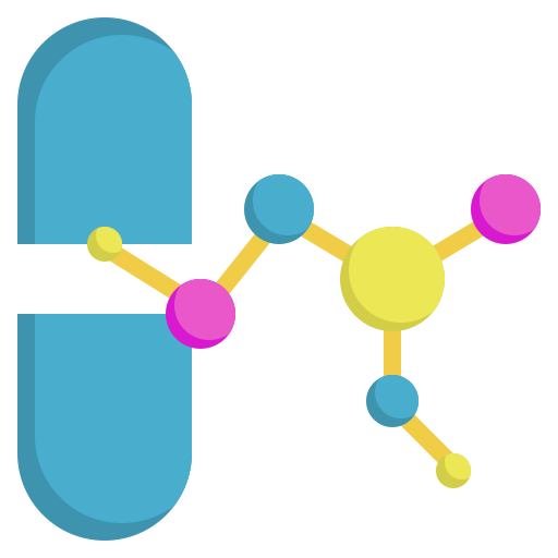 máquina molecular icono gratis