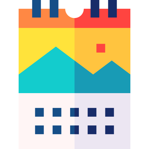 calendário de parede grátis ícone