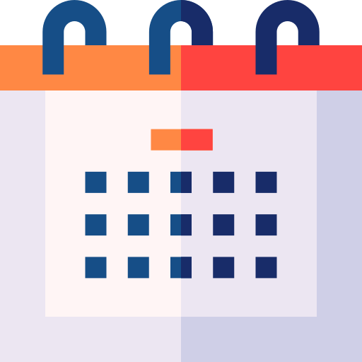 calendario de escritorio icono gratis