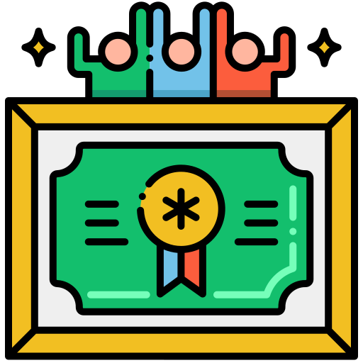 certificado icono gratis