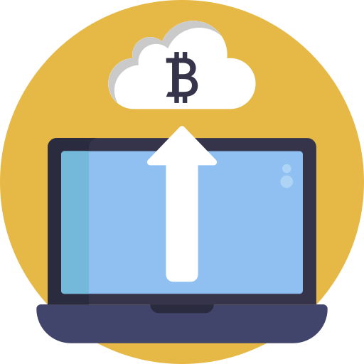 bitcoin aceptado icono gratis