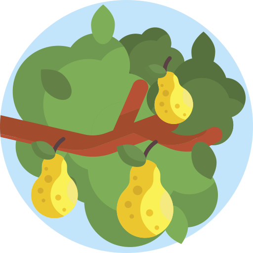 Árbol de frutas icono gratis