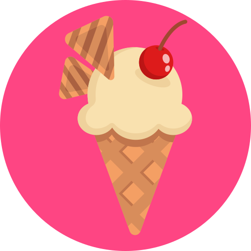 cucurucho de helado icono gratis