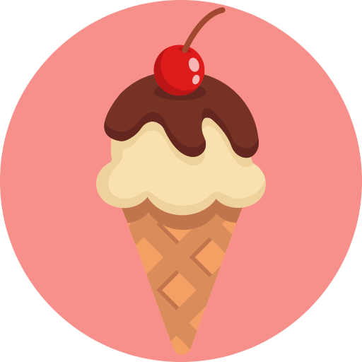 cucurucho de helado icono gratis