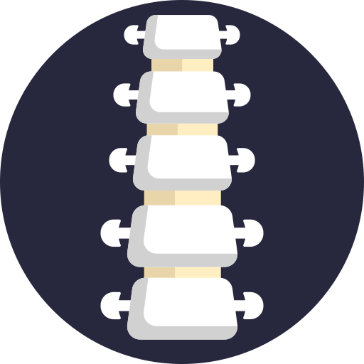 columna vertebral icono gratis