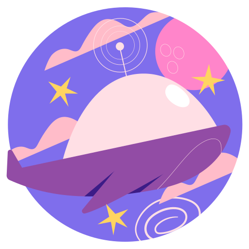 Science fiction free sticker