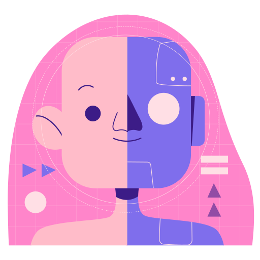 cyborg gratuit sticker