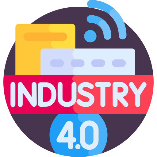 industria 40 icono gratis