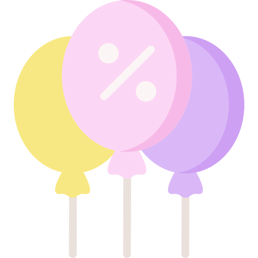 balões grátis ícone