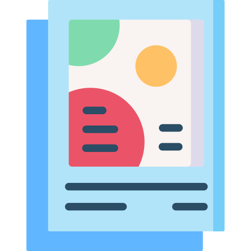 folleto icono gratis