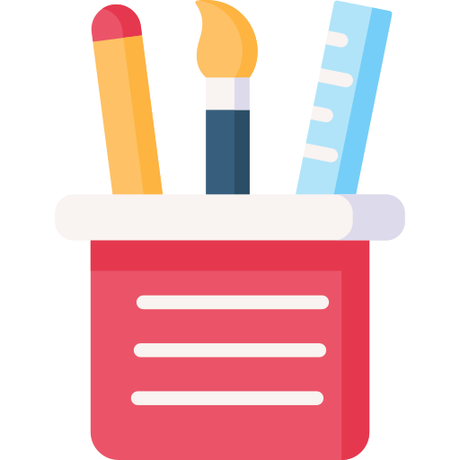 Pencil case - free icon