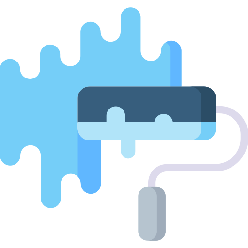 Paint roller free icon