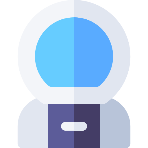 Astronaut Basic Rounded Flat icon