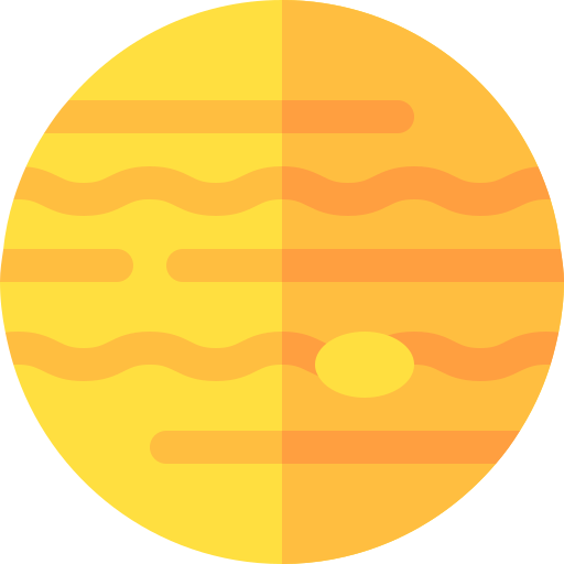 Jupiter Basic Rounded Flat icon