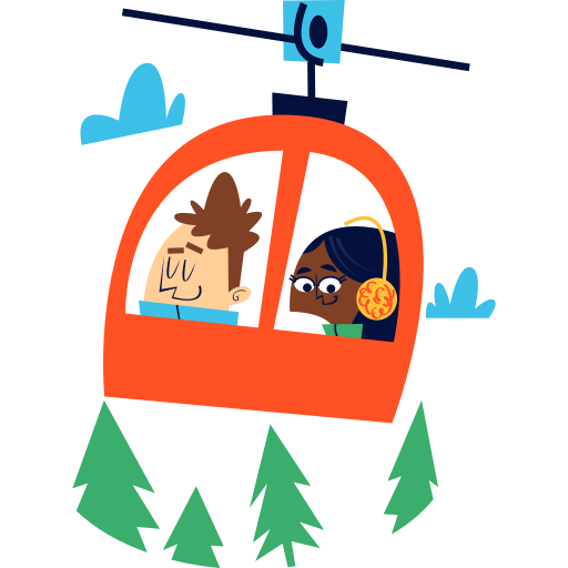 seilbahn kostenlos Sticker seilbahn kostenlos Sticker
