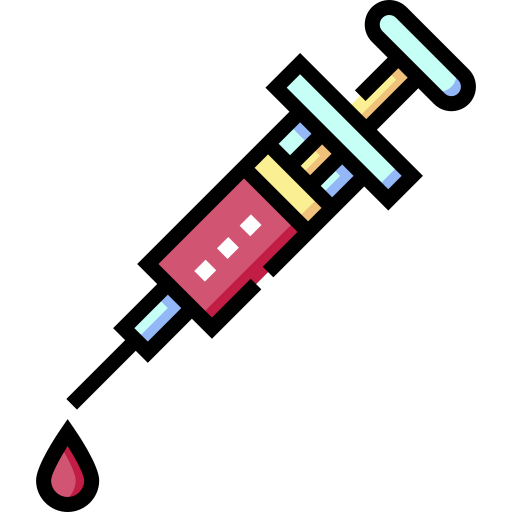 Syringe Detailed Straight Lineal color icon