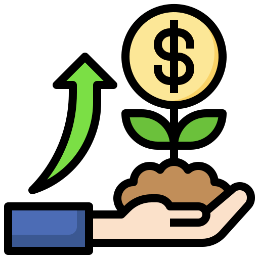 crecimiento icono gratis