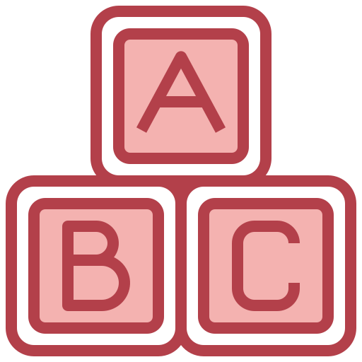 bloque abc icono gratis