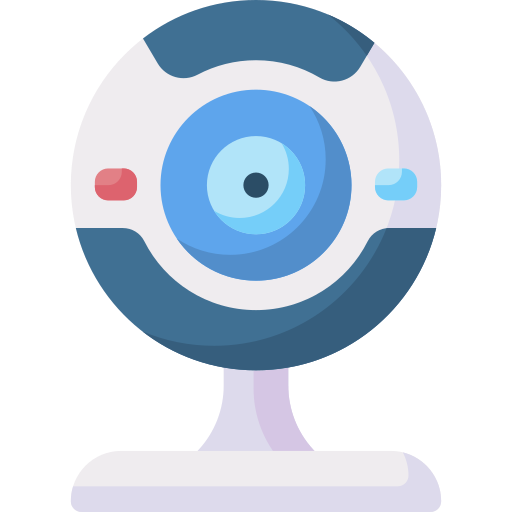 cámara web icono gratis